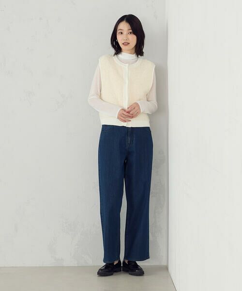 COMME CA ISM / コムサイズム ベスト | 前後２ＷＡＹ　ツイードニットベスト | 詳細2