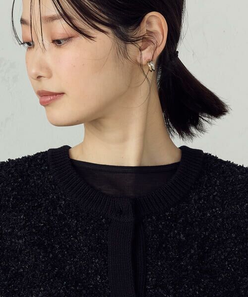 COMME CA ISM / コムサイズム ベスト | 前後２ＷＡＹ　ツイードニットベスト | 詳細20