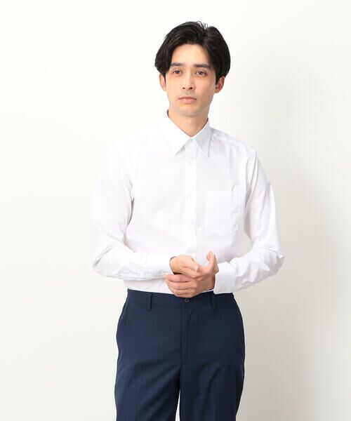 COMME CA ISM / コムサイズム シャツ・ブラウス | イージーケア ポリエステル コットン ブロード ドレスシャツ | 詳細3