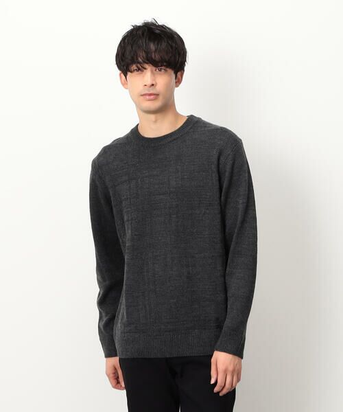 COMME CA ISM / コムサイズム ニット・セーター | リンクスチェック ニットプルオーバー | 詳細2