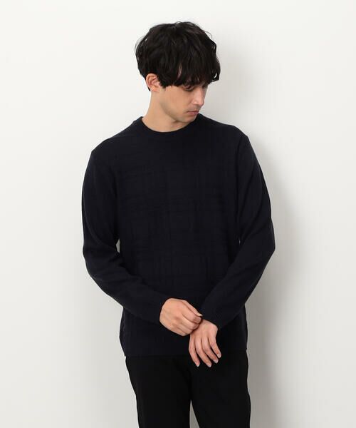 COMME CA ISM / コムサイズム ニット・セーター | リンクスチェック ニットプルオーバー | 詳細5