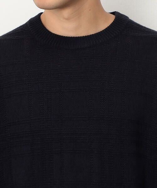 COMME CA ISM / コムサイズム ニット・セーター | リンクスチェック ニットプルオーバー | 詳細9