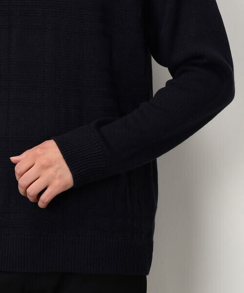 COMME CA ISM / コムサイズム ニット・セーター | リンクスチェック ニットプルオーバー | 詳細10