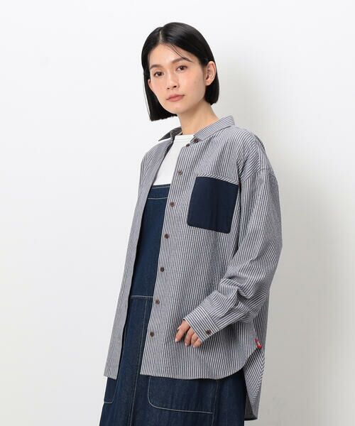 COMME CA ISM / コムサイズム シャツ・ブラウス | Ｗストライプシャツ | 詳細5