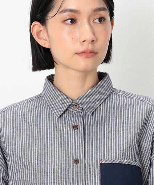 COMME CA ISM / コムサイズム シャツ・ブラウス | Ｗストライプシャツ | 詳細9