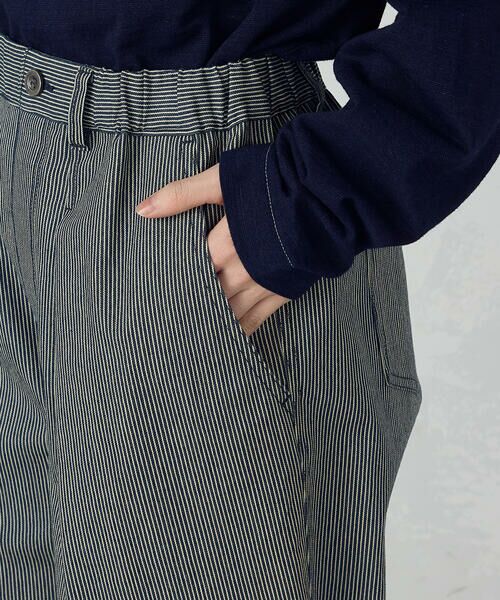 COMME CA ISM / コムサイズム その他パンツ | ヒッコリー＆ツイル　テーパードパンツ | 詳細12