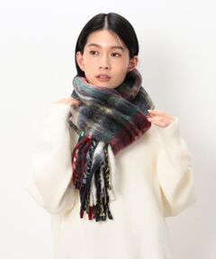 COMME CA ISM / コムサイズム マフラー・ショール・スヌード・ストール | シャギー タータンチェックマフラー