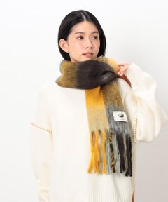 COMME CA ISM / コムサイズム マフラー・ショール・スヌード・ストール | シャギー ブロックチェックマフラー