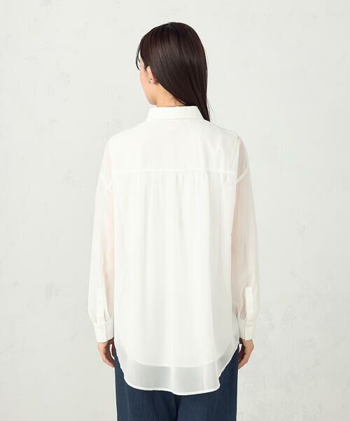 COMME CA ISM / コムサイズム シャツ・ブラウス | シアーレイヤードシャツ | 詳細5
