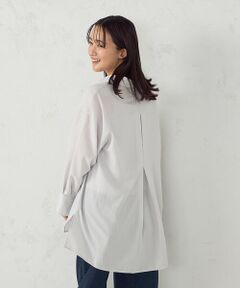 COMME CA ISM / コムサイズム シャツ・ブラウス | ポリエステルスパンブロードタック ロングシャツ