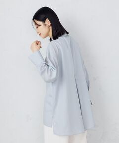 ポリエステルスパンブロードタック ロングシャツ