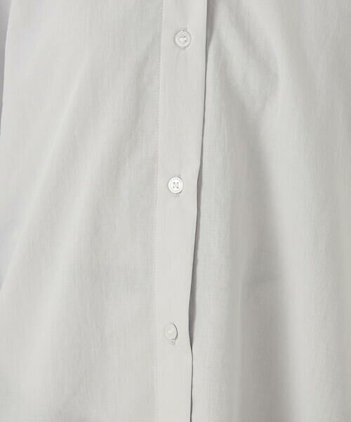COMME CA ISM / コムサイズム シャツ・ブラウス | ポリエステルスパンブロードタック ロングシャツ | 詳細16