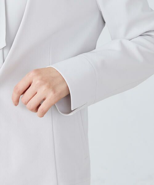 COMME CA ISM / コムサイズム ノーカラージャケット | 鹿の子ノーカラージャケット | 詳細14