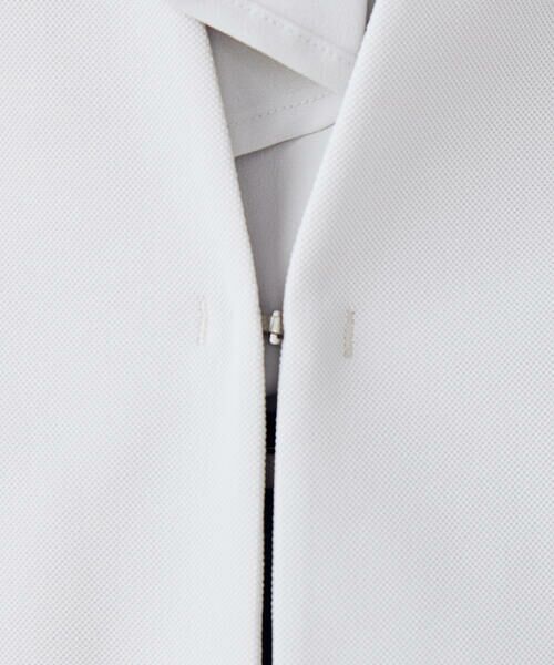 COMME CA ISM / コムサイズム ノーカラージャケット | 鹿の子ノーカラージャケット | 詳細18