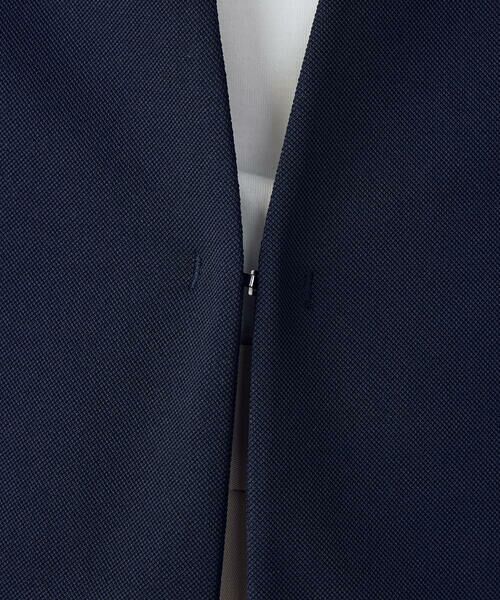 COMME CA ISM / コムサイズム ノーカラージャケット | 鹿の子ノーカラージャケット | 詳細23