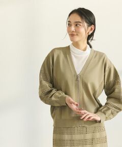 COMME CA ISM / コムサイズム ブルゾン | スクエアメッシュ ブルゾン / セットアップ対応