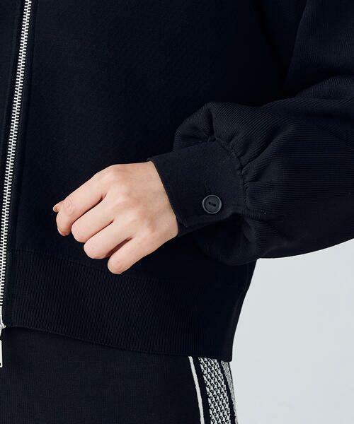 COMME CA ISM / コムサイズム ブルゾン | 【セットアップ対応】ダブルフェイスシリーズ ニットブルゾン | 詳細8
