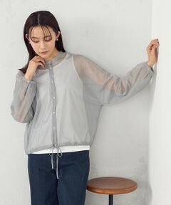 COMME CA ISM / コムサイズム カットソー | 【セットアイテム】シアーシャツ＋タンクトップ