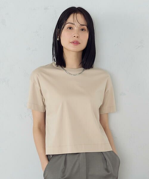 COMME CA ISM / コムサイズム カットソー | ボックスシルエット クロップド丈 Ｔシャツ | 詳細26