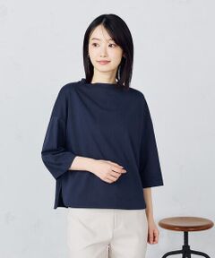 COMME CA ISM / コムサイズム カットソー | ７分袖シンプルカットソー