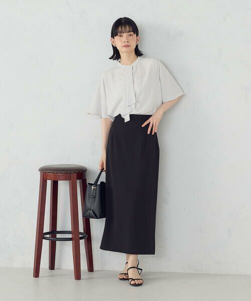 COMME CA ISM / コムサイズム シャツ・ブラウス | ボウタイ風 半袖ブラウス | 詳細14