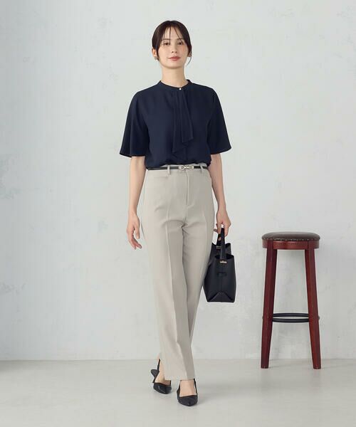 COMME CA ISM / コムサイズム シャツ・ブラウス | ボウタイ風 半袖ブラウス | 詳細23