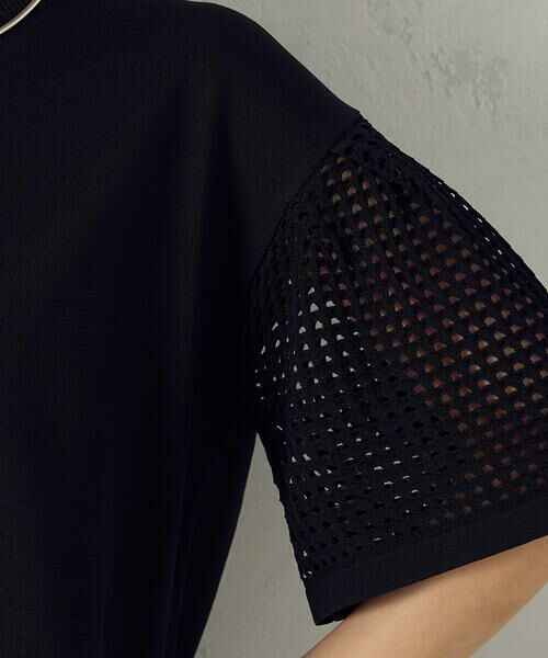 COMME CA ISM / コムサイズム ニット・セーター | スクエアメッシュ フレアスリーブニット　/　セットアップ対応 | 詳細7