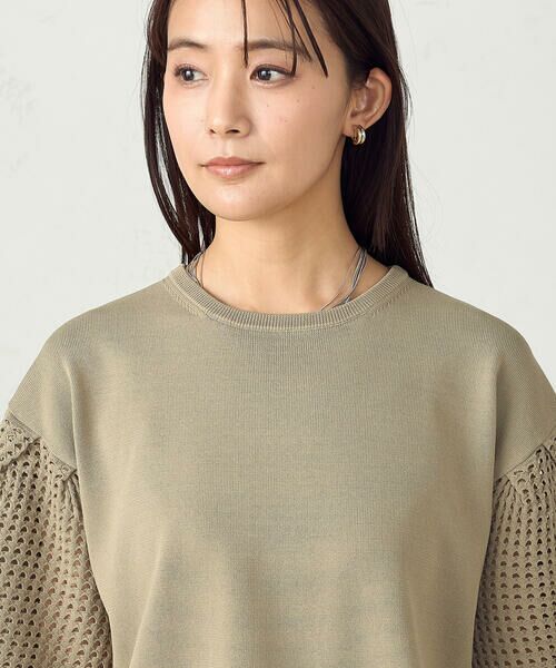 COMME CA ISM / コムサイズム ニット・セーター | スクエアメッシュ フレアスリーブニット　/　セットアップ対応 | 詳細16