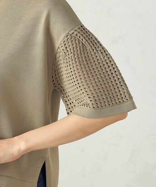 COMME CA ISM / コムサイズム ニット・セーター | スクエアメッシュ フレアスリーブニット　/　セットアップ対応 | 詳細17