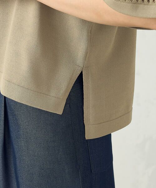 COMME CA ISM / コムサイズム ニット・セーター | スクエアメッシュ フレアスリーブニット　/　セットアップ対応 | 詳細18