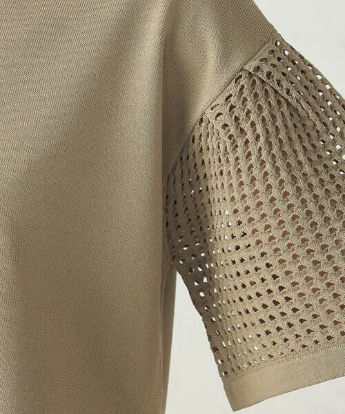 COMME CA ISM / コムサイズム ニット・セーター | スクエアメッシュ フレアスリーブニット　/　セットアップ対応 | 詳細19
