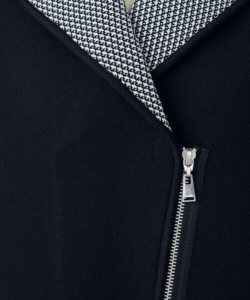 COMME CA ISM / コムサイズム カーディガン・ボレロ | 【セットアップ対応】ダブルフェイスシリーズ　ジップデザイン ニットジレ | 詳細11