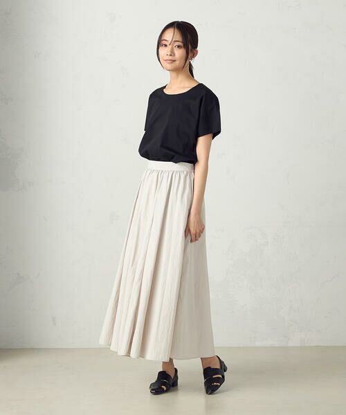 COMME CA ISM / コムサイズム カットソー | シルケットスムースUネックプルオーバー | 詳細2