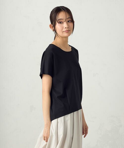 COMME CA ISM / コムサイズム カットソー | シルケットスムースUネックプルオーバー | 詳細3