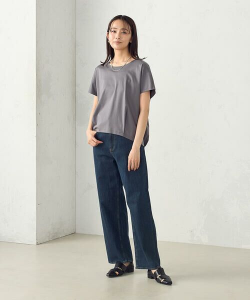 COMME CA ISM / コムサイズム カットソー | シルケットスムースUネックプルオーバー | 詳細5