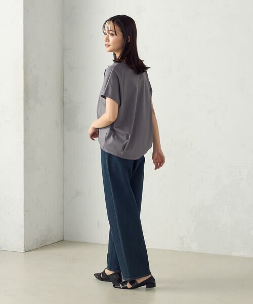COMME CA ISM / コムサイズム カットソー | シルケットスムースUネックプルオーバー | 詳細7