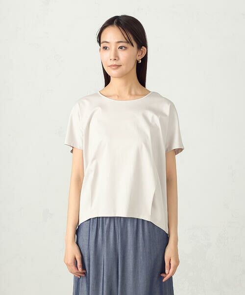 COMME CA ISM / コムサイズム カットソー | シルケットスムースUネックプルオーバー | 詳細13