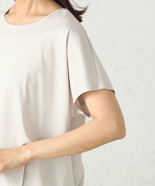 COMME CA ISM / コムサイズム カットソー | シルケットスムースUネックプルオーバー | 詳細17