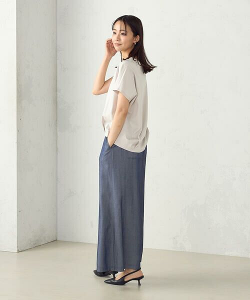 COMME CA ISM / コムサイズム カットソー | シルケットスムースUネックプルオーバー | 詳細10