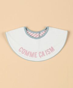 COMME CA ISM / コムサイズム ベビー・キッズグッズ | 【リバーシブル】ロゴ＆ボーダープリント スタイ