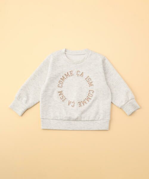 COMME CA ISM / コムサイズム ベビー・キッズグッズ | プリント×エンボス ロゴ長袖トレーナー(ベビーサイズ) | 詳細6