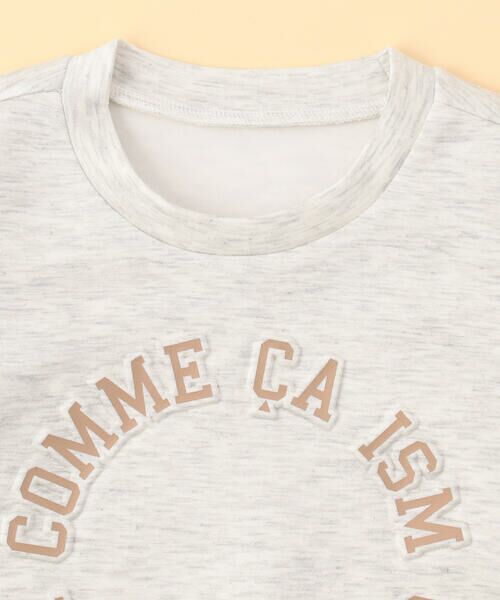 COMME CA ISM / コムサイズム ベビー・キッズグッズ | プリント×エンボス ロゴ長袖トレーナー(ベビーサイズ) | 詳細8