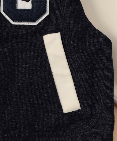 COMME CA ISM / コムサイズム ベビー・キッズグッズ | デニム調 スタジアムジャンパー(ベビーサイズ) | 詳細4