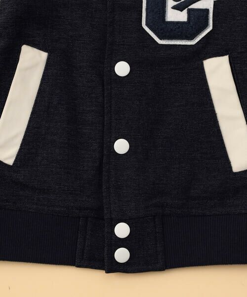 COMME CA ISM / コムサイズム ベビー・キッズグッズ | デニム調 スタジアムジャンパー(ベビーサイズ) | 詳細7