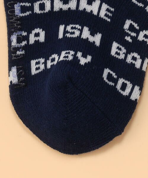 COMME CA ISM / コムサイズム ベビー・キッズグッズ | ロゴ総柄ソックス | 詳細4
