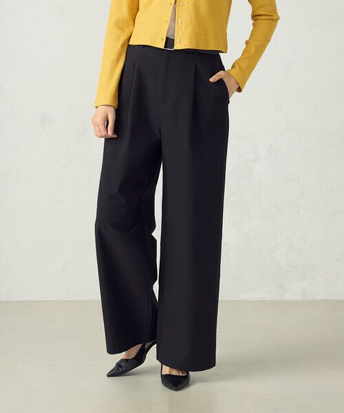 COMME CA ISM / コムサイズム チノ・ワークパンツ | 【美しいベーシックパンツ】ワイドシルエット チノパンツ | 詳細18
