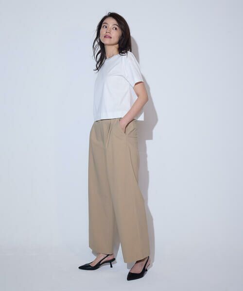 COMME CA ISM / コムサイズム チノ・ワークパンツ | 【美しいベーシックパンツ】ワイドシルエット チノパンツ | 詳細29