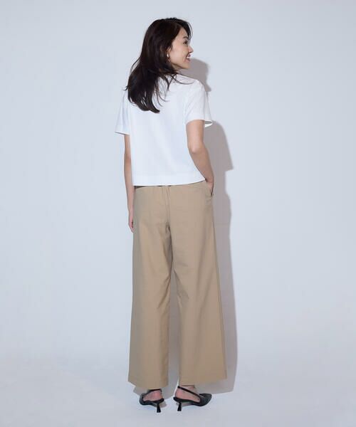 COMME CA ISM / コムサイズム チノ・ワークパンツ | 【美しいベーシックパンツ】ワイドシルエット チノパンツ | 詳細30