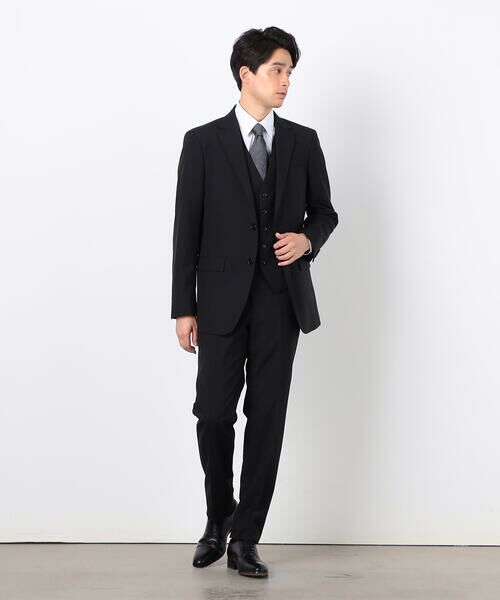 COMME CA ISM / コムサイズム セットアップ | 【セットアップ対応】トロピカルベスト ポリエステル／ウール | 詳細1