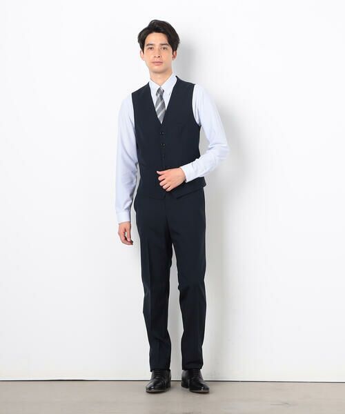 COMME CA ISM / コムサイズム セットアップ | 【セットアップ対応】トロピカルベスト ポリエステル／ウール | 詳細4